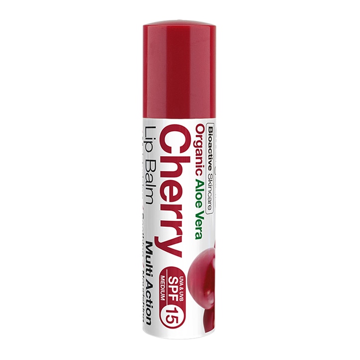 Dr Organic Aloe Vera Cherry Lip Balm 5.7ml